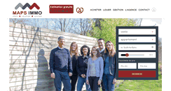 Desktop Screenshot of maps-immo.fr